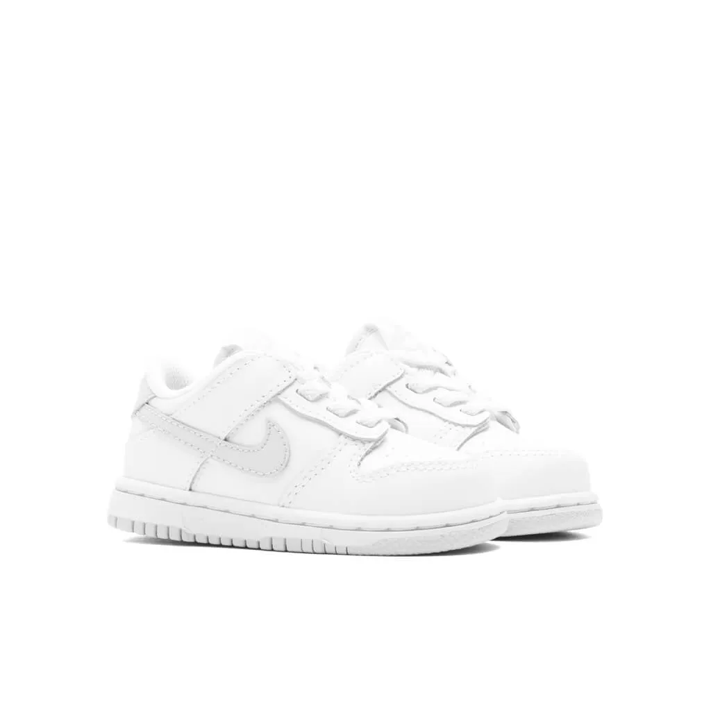 Dunk Low (TD) - White Pure Platinum White, Nike