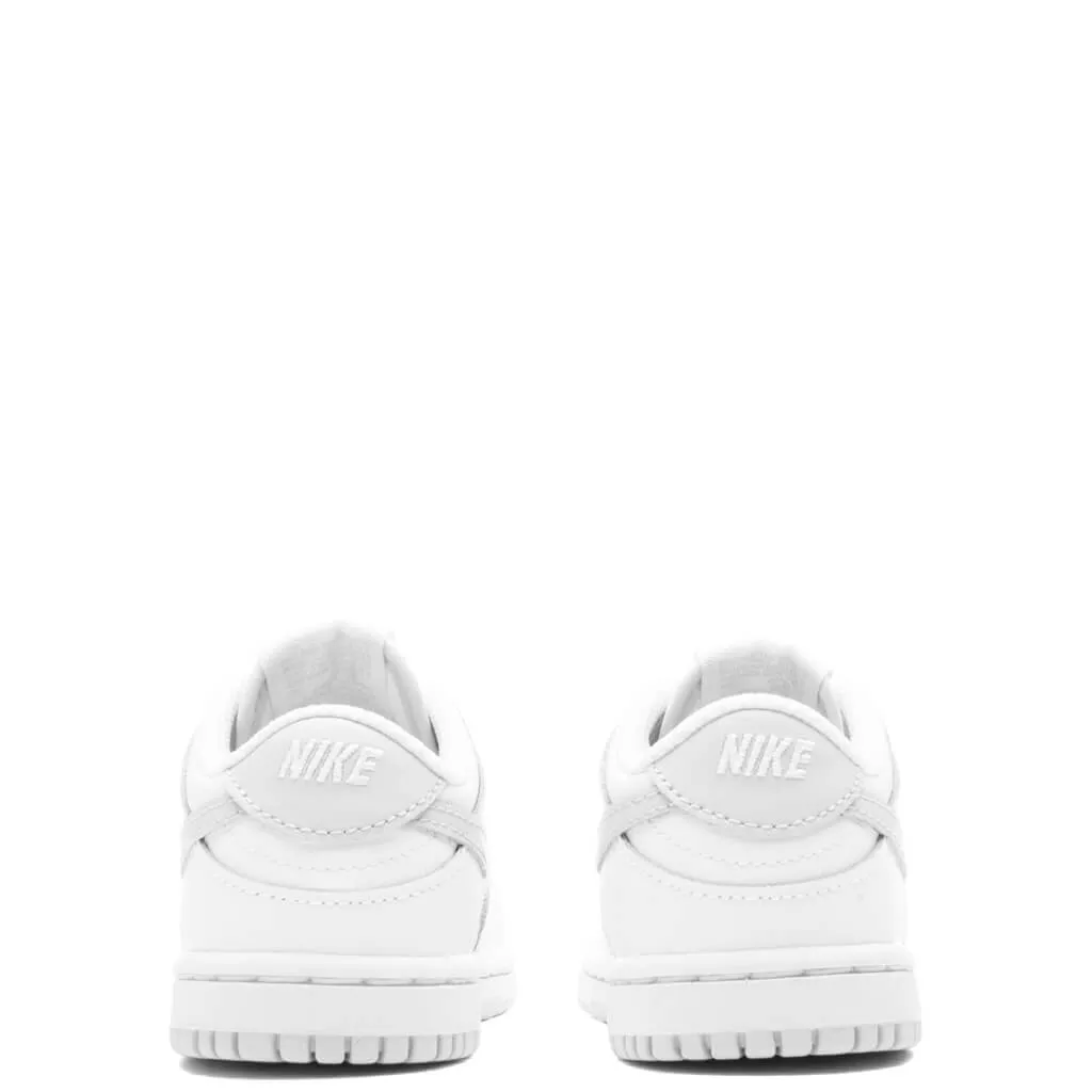 Dunk Low (TD) - White Pure Platinum White, Nike