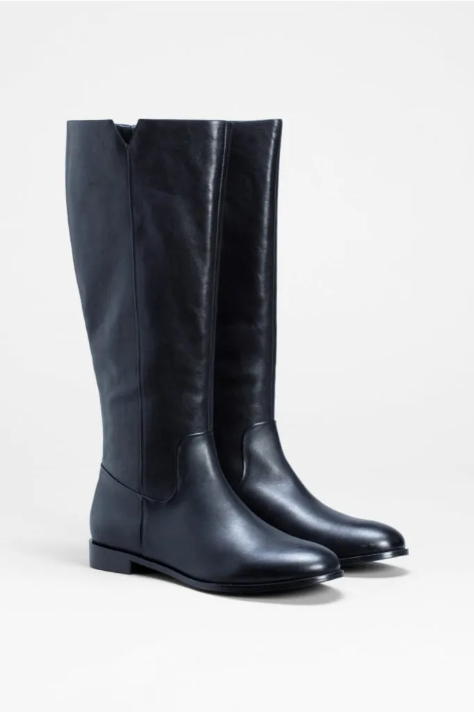 Elk Knee High Boot in Black