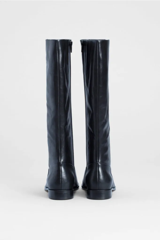 Elk Knee High Boot in Black