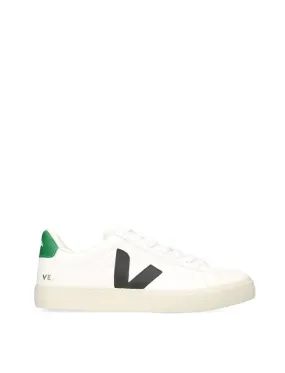 Extra-White Black Emeraude Veja Campo Chromefree Leather Trainer