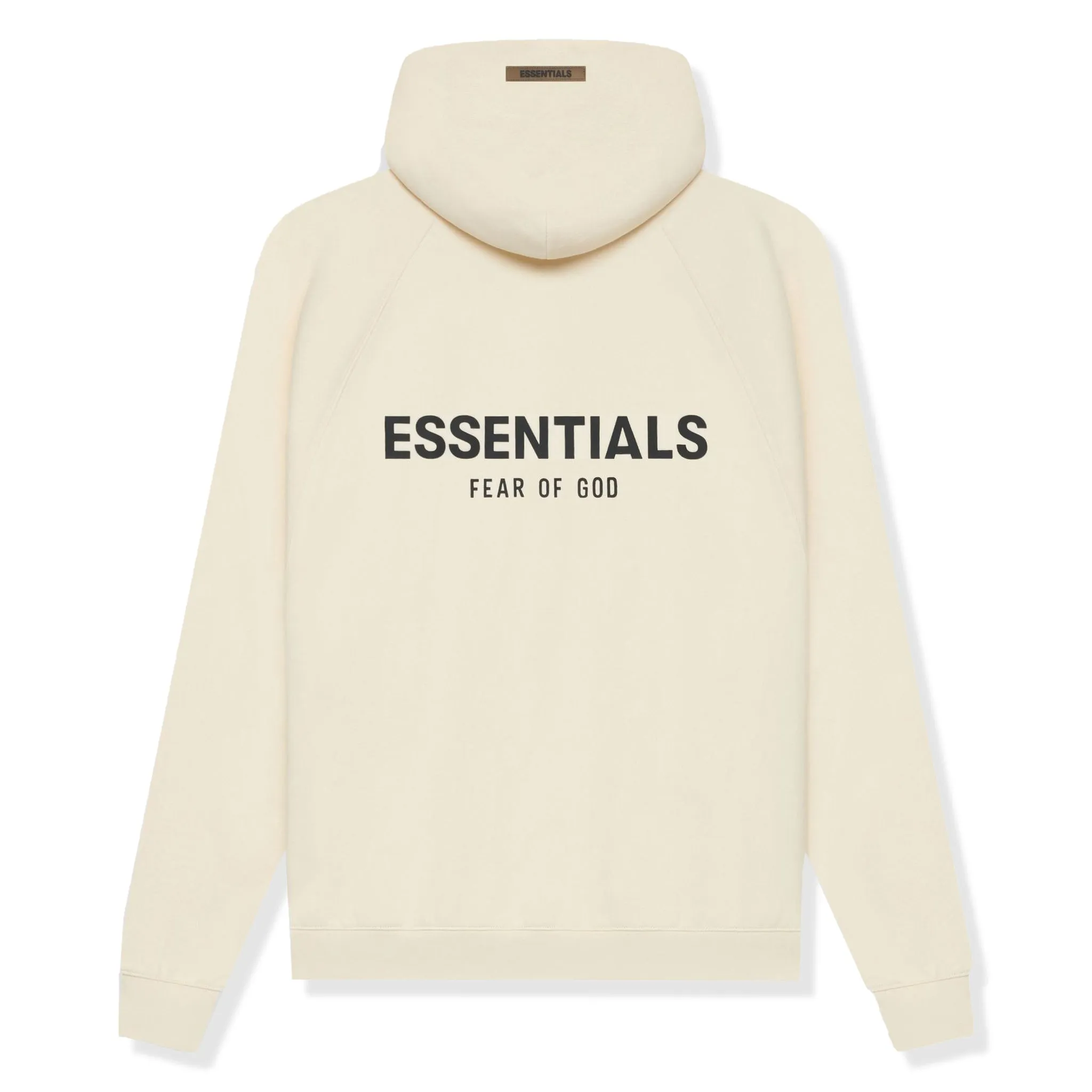 Fear Of God Essentials Hoodie - Reverse Logo Buttercream Color (SS21)