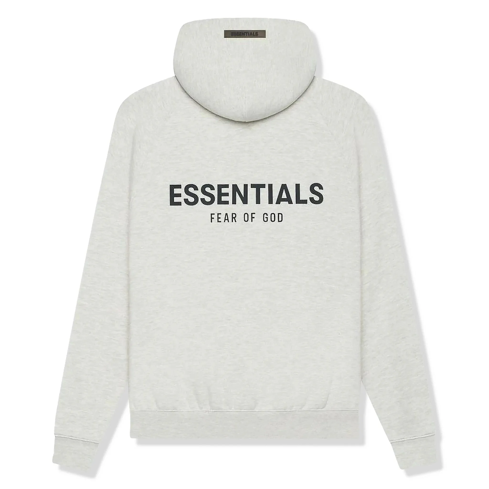 Fear Of God Essentials Light Heather Oatmeal Hoodie - SS21