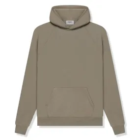 Fear Of God Essentials Taupe Hoodie Reverse Logo SS21