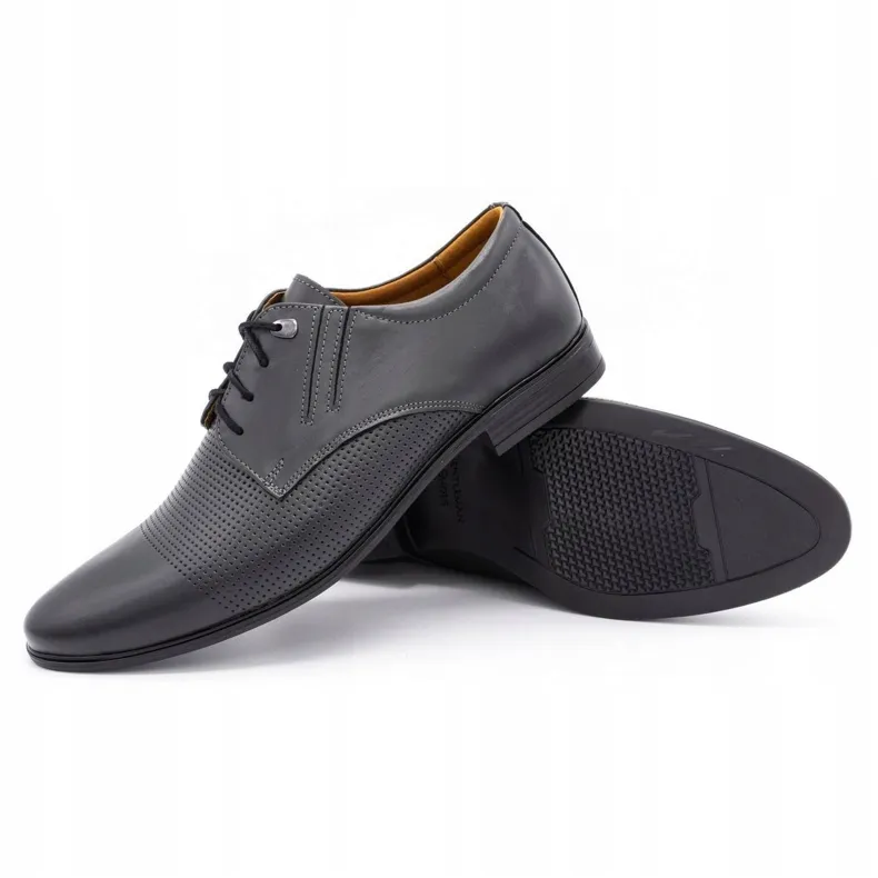 Formal shoes 482 gray grey