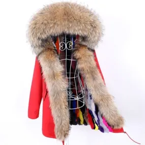 Fur Jacket with Removable Fox Fur Lining