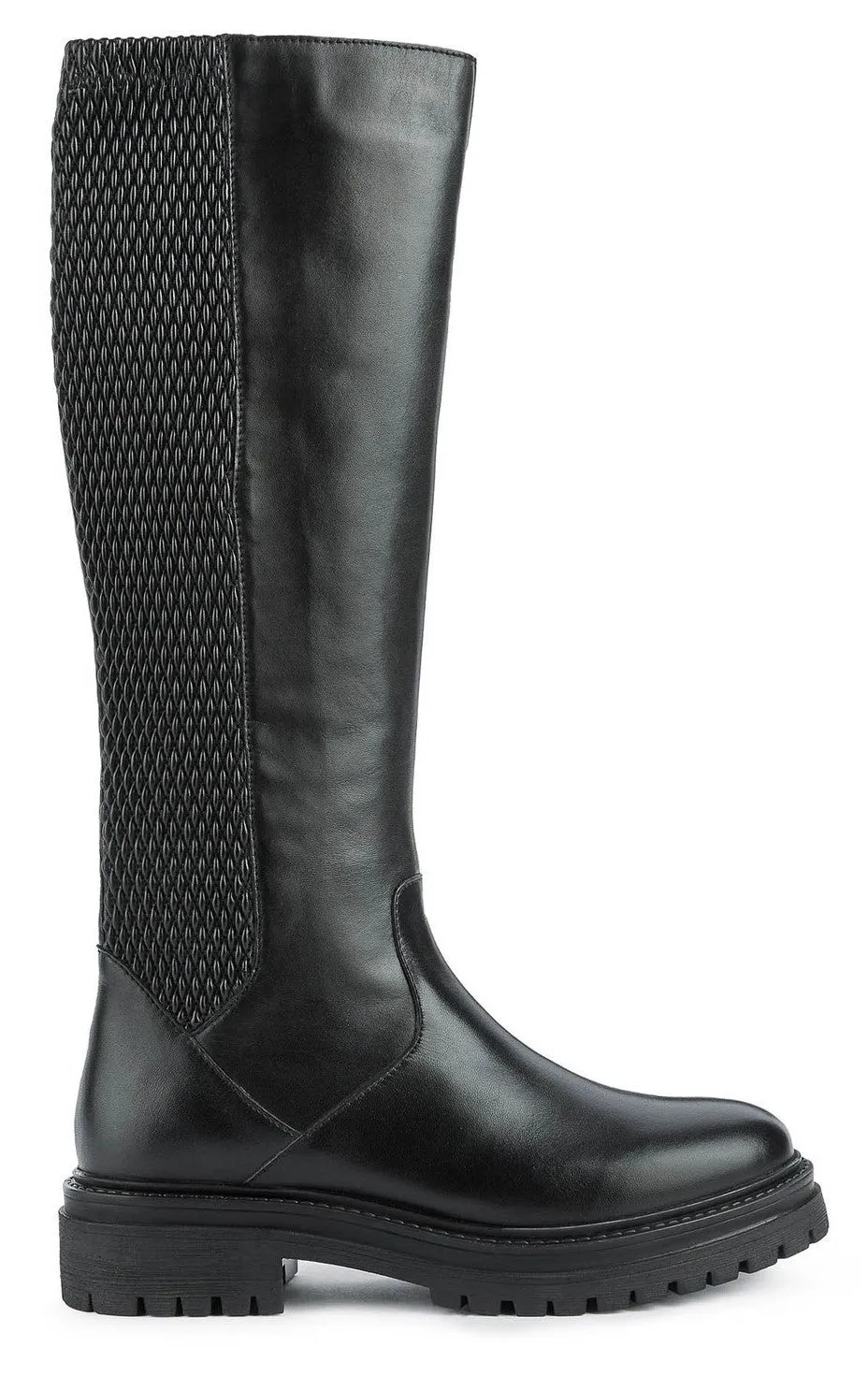 Geox Iridea J women's leather knee boot