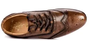 Ghillie Brogues, Brown Leather