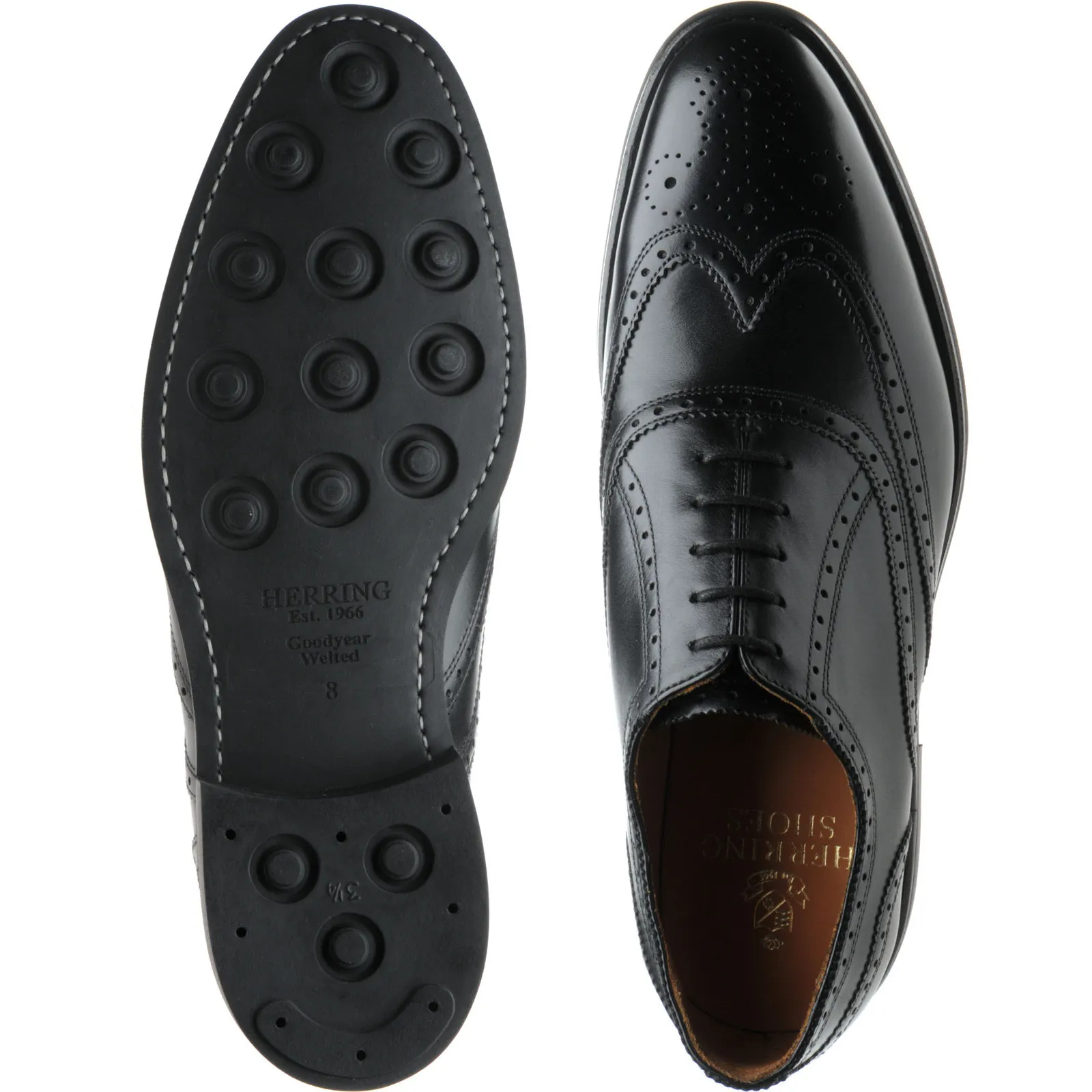 Gosport  rubber-soled brogues