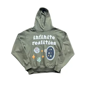 Green Broken Planet Market (BPM) Infinite Realities Hoodie - Medium