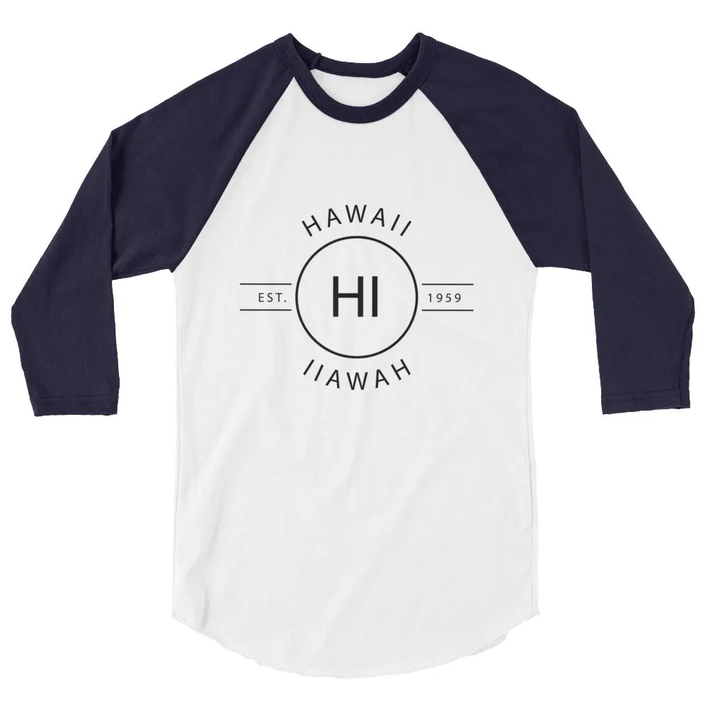 Hawaiian Shirt - 3/4 Sleeve Raglan - Reflections