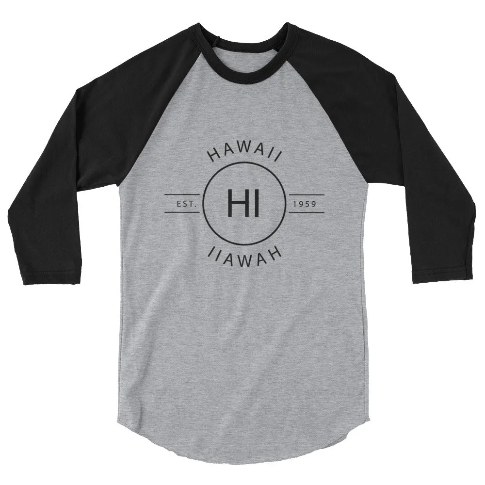 Hawaiian Shirt - 3/4 Sleeve Raglan - Reflections