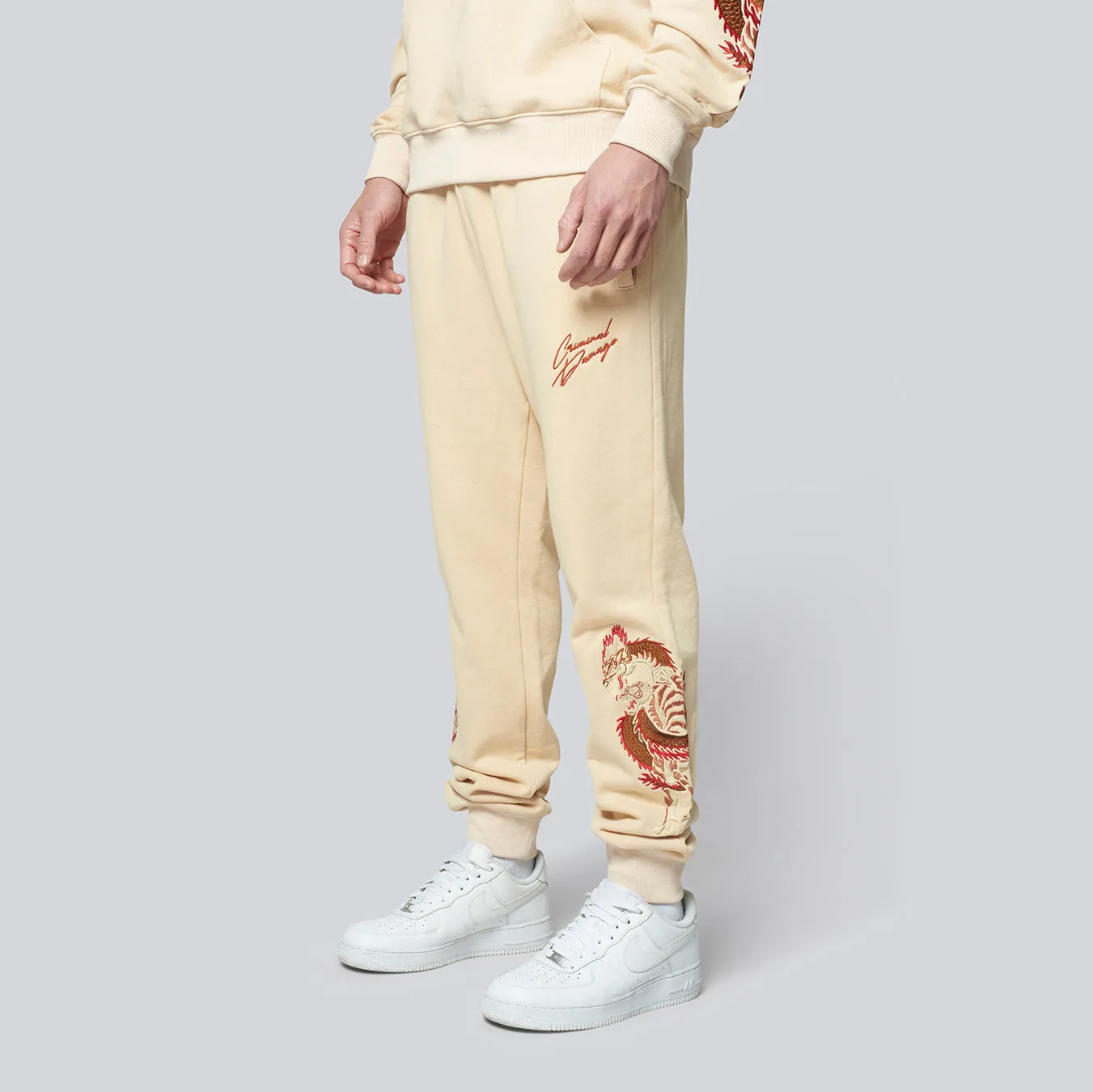 HIDDEN DRAGON JOGGER - STONE