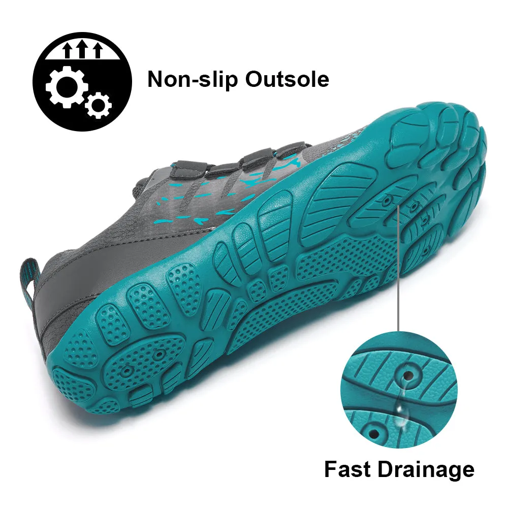 Hiitave Women’s Water Shoes - Quick-Dry Barefoot for Swimming, Diving, Surfing, Aqua Sports, Pool, Beach, Walking, Yoga.