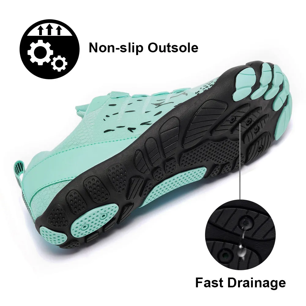 Hiitave Women’s Water Shoes - Quick-Dry Barefoot for Swimming, Diving, Surfing, Aqua Sports, Pool, Beach, Walking, Yoga.