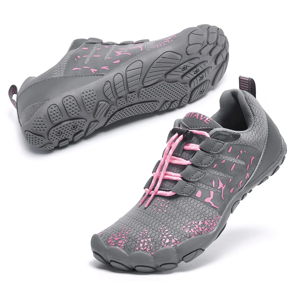 Hiitave Women’s Water Shoes - Quick-Dry Barefoot for Swimming, Diving, Surfing, Aqua Sports, Pool, Beach, Walking, Yoga.