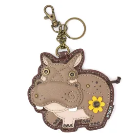 Hippo Coin Purse and Key Chain