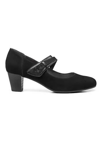 Hotter Samba Black Formal Shoes | Kaleidoscope