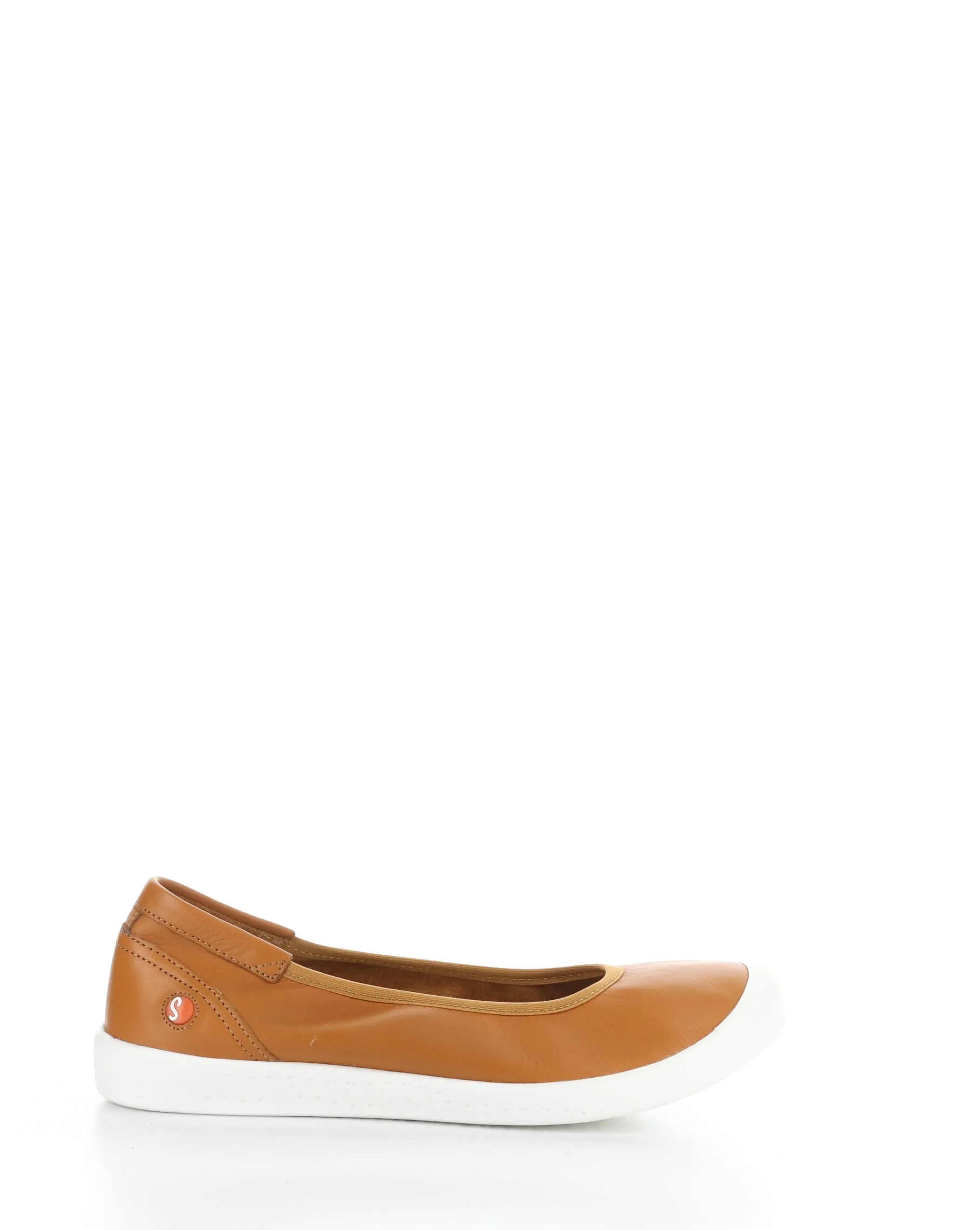 ILMEI737SOF warm orange elasticated shoes for women.