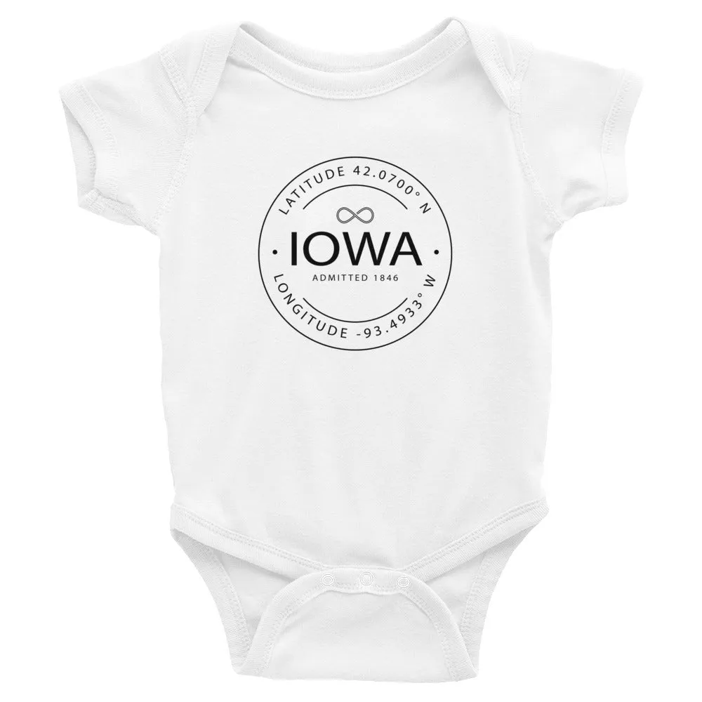 Iowa onesie - coordinates bodysuit