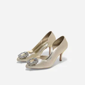 Jade Gold Pumps