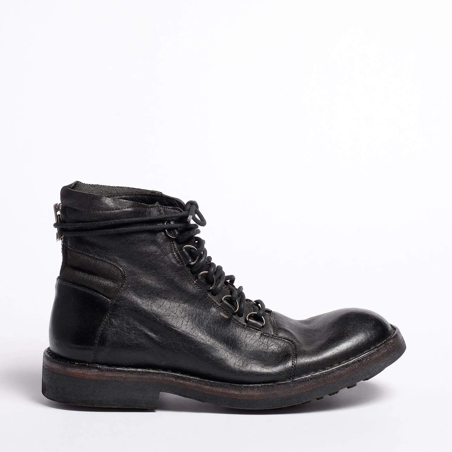 Jimmy Black Leather Mid Boot