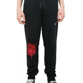 JOGGER RED COBWEB Uomo Nero