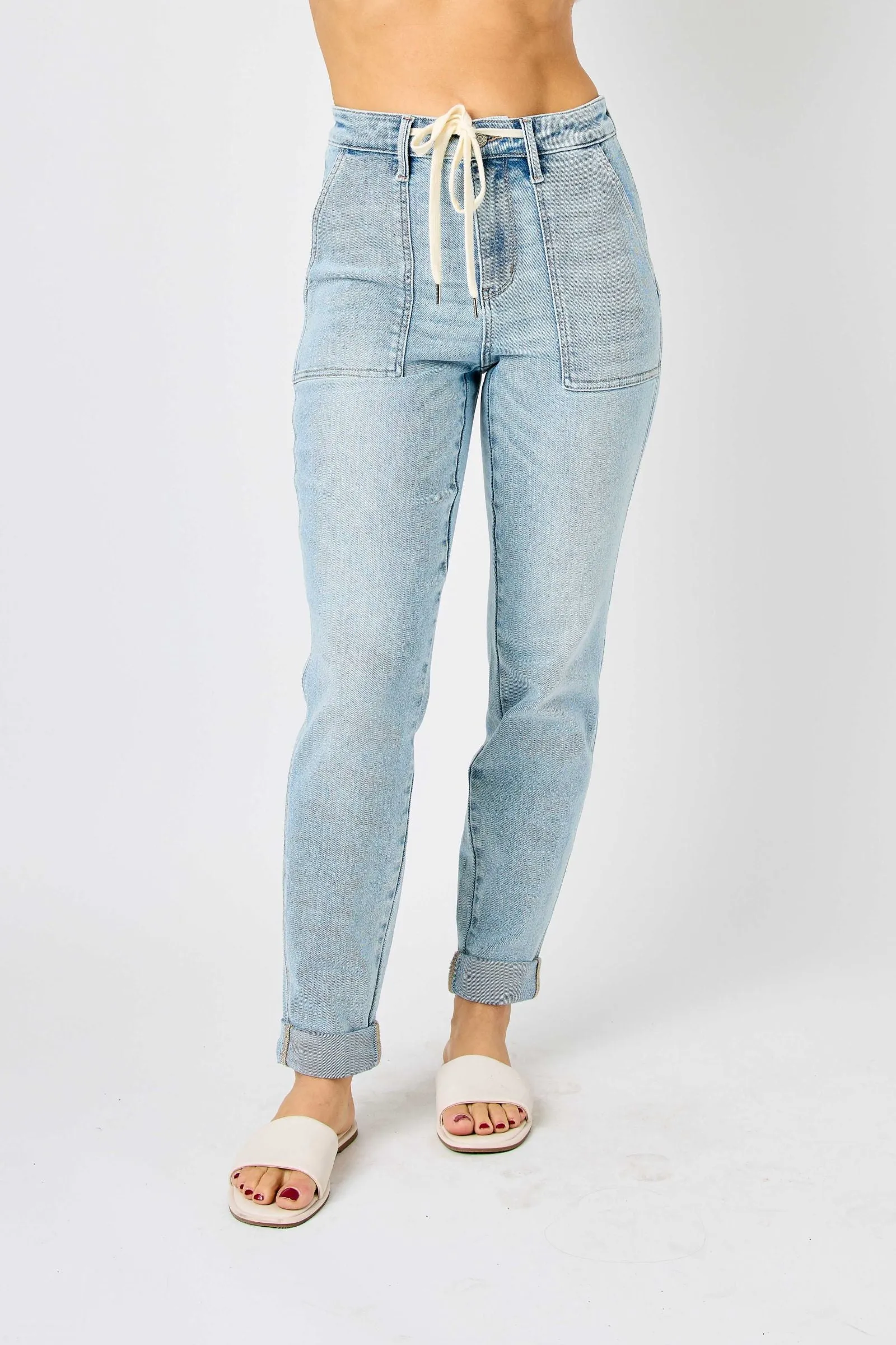 Judy Blue HIGH WAIST VINTAGE DOUBLE CUFF JOGGER