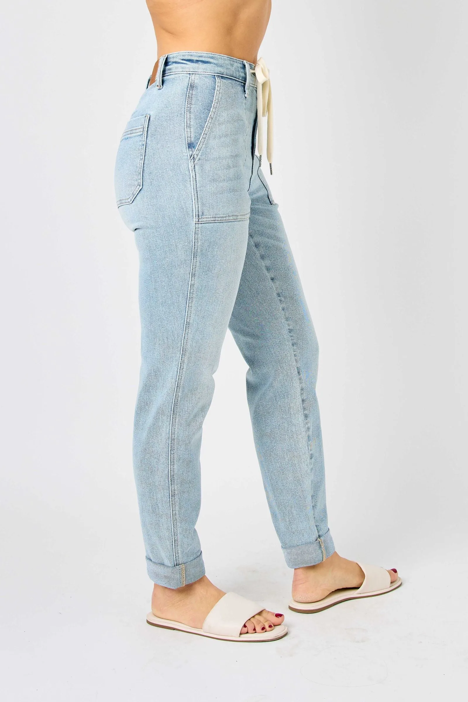 Judy Blue HIGH WAIST VINTAGE DOUBLE CUFF JOGGER