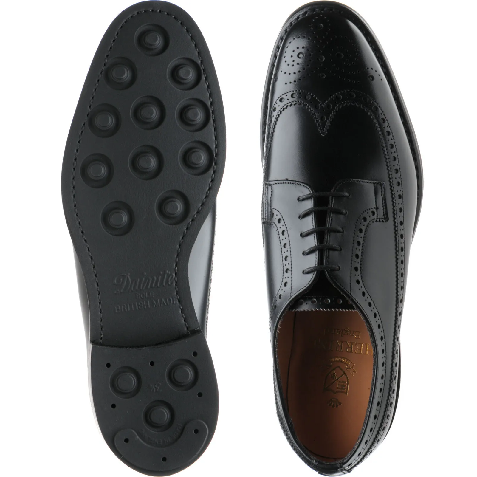 Kirkoswold rubber-soled brogues