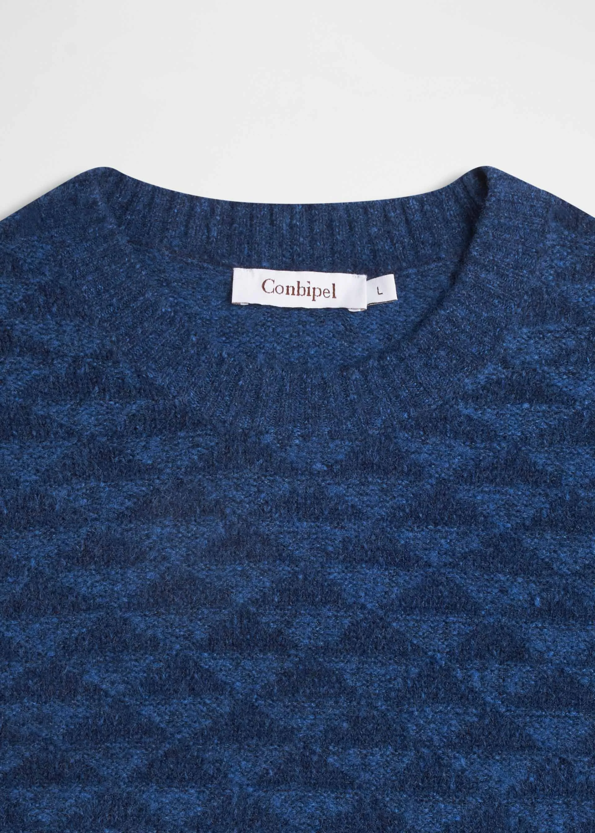 Knit jacquard sweater