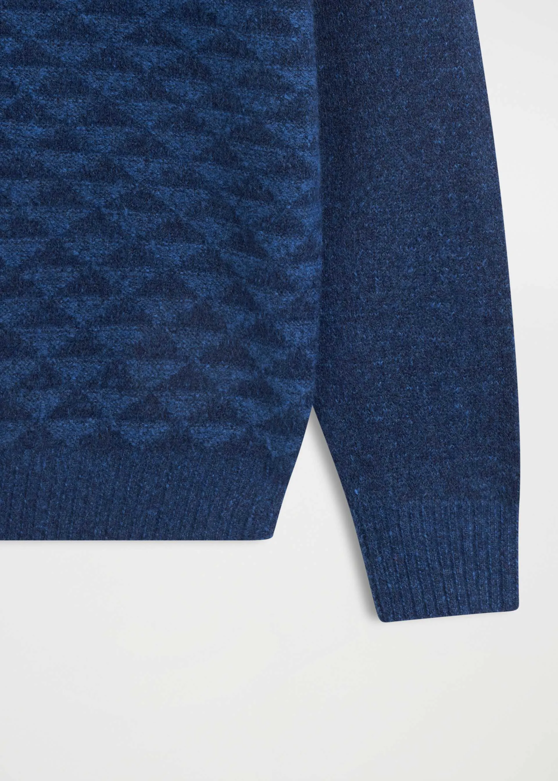 Knit jacquard sweater