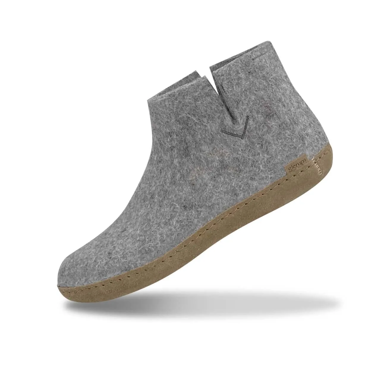 Leather sole boot - Grey