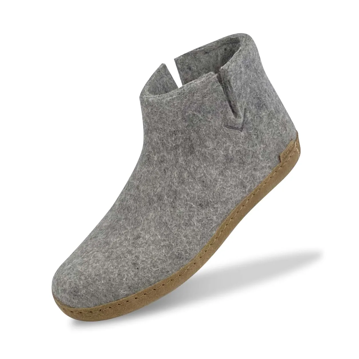 Leather sole boot - Grey