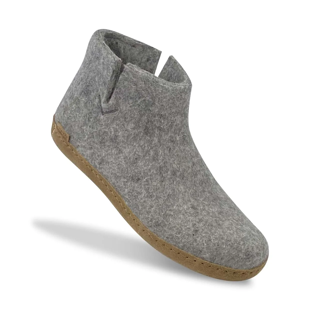 Leather sole boot - Grey