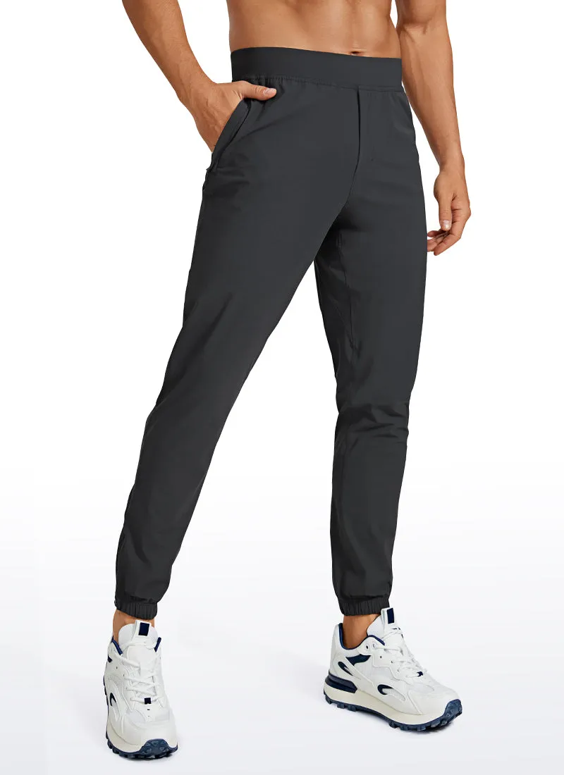 Lightweight Quick Dry Slim-Fit Joggers 29-Zipper Pockets