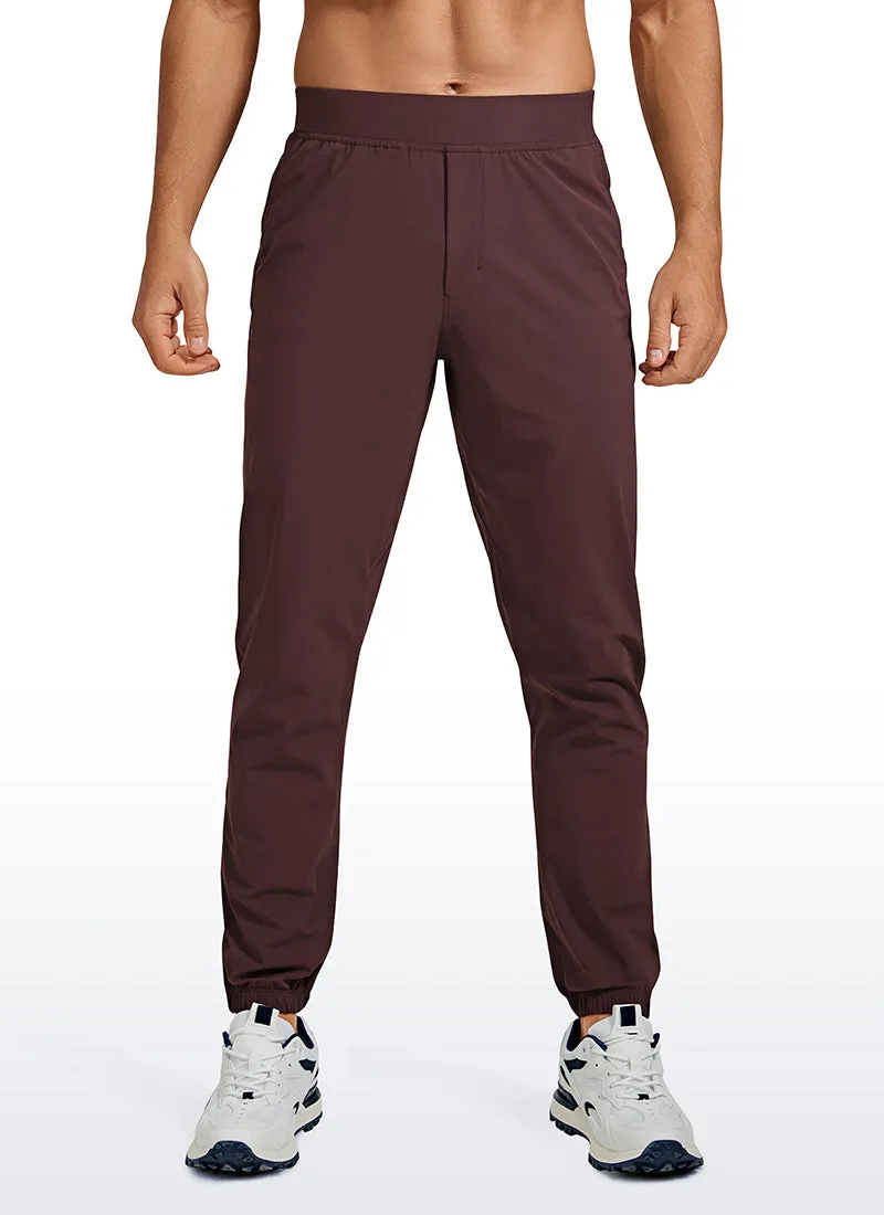 Lightweight Quick Dry Slim-Fit Joggers 29-Zipper Pockets