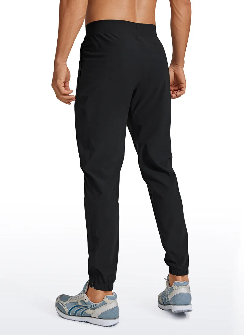 Lightweight Quick Dry Slim-Fit Joggers 29-Zipper Pockets