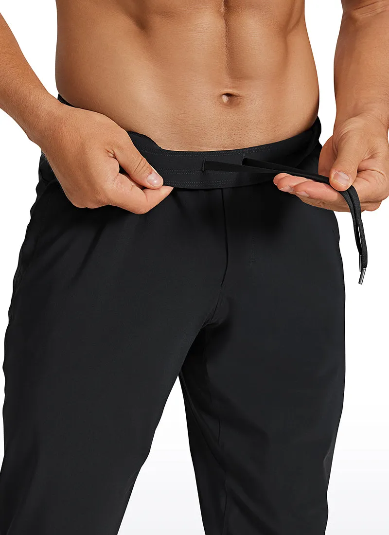 Lightweight Quick Dry Slim-Fit Joggers 29-Zipper Pockets