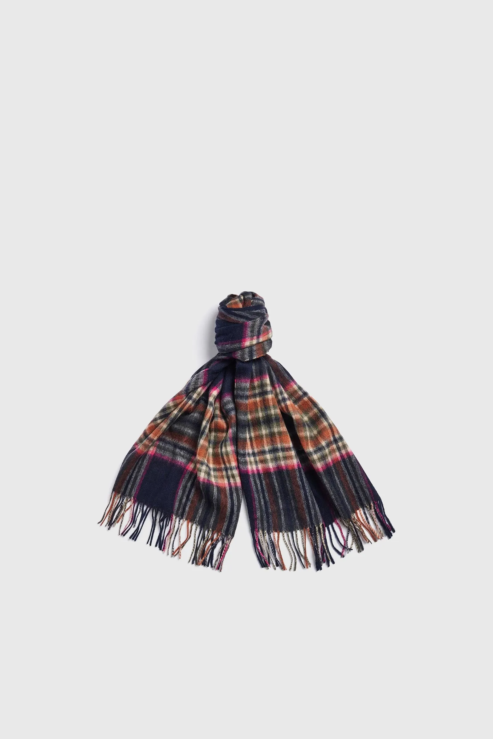 Lonnen Check Wrap Multicolore Lana Donna