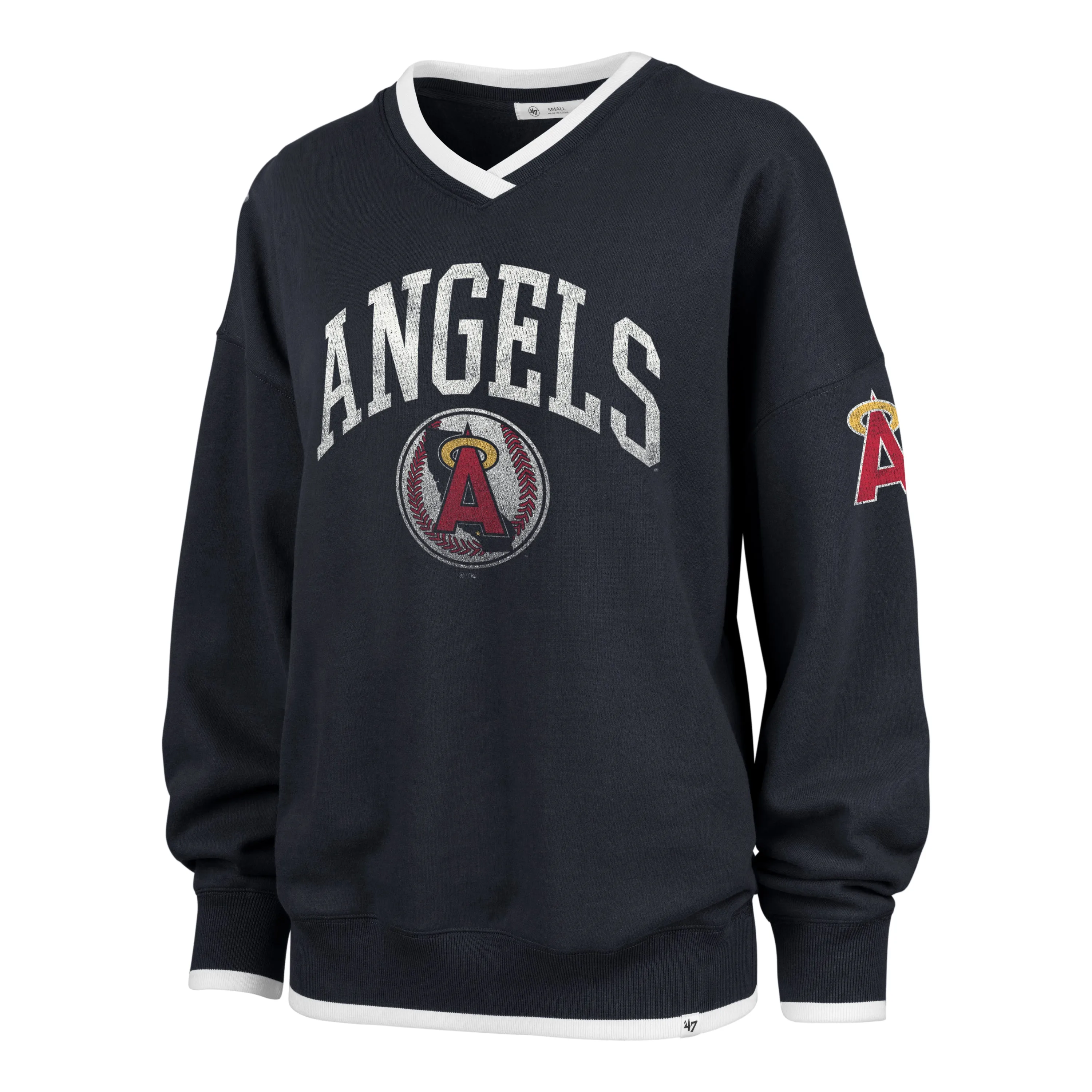 Los Angeles Angels Cooperstown Wax Pack 80s '47 Pullover Womens