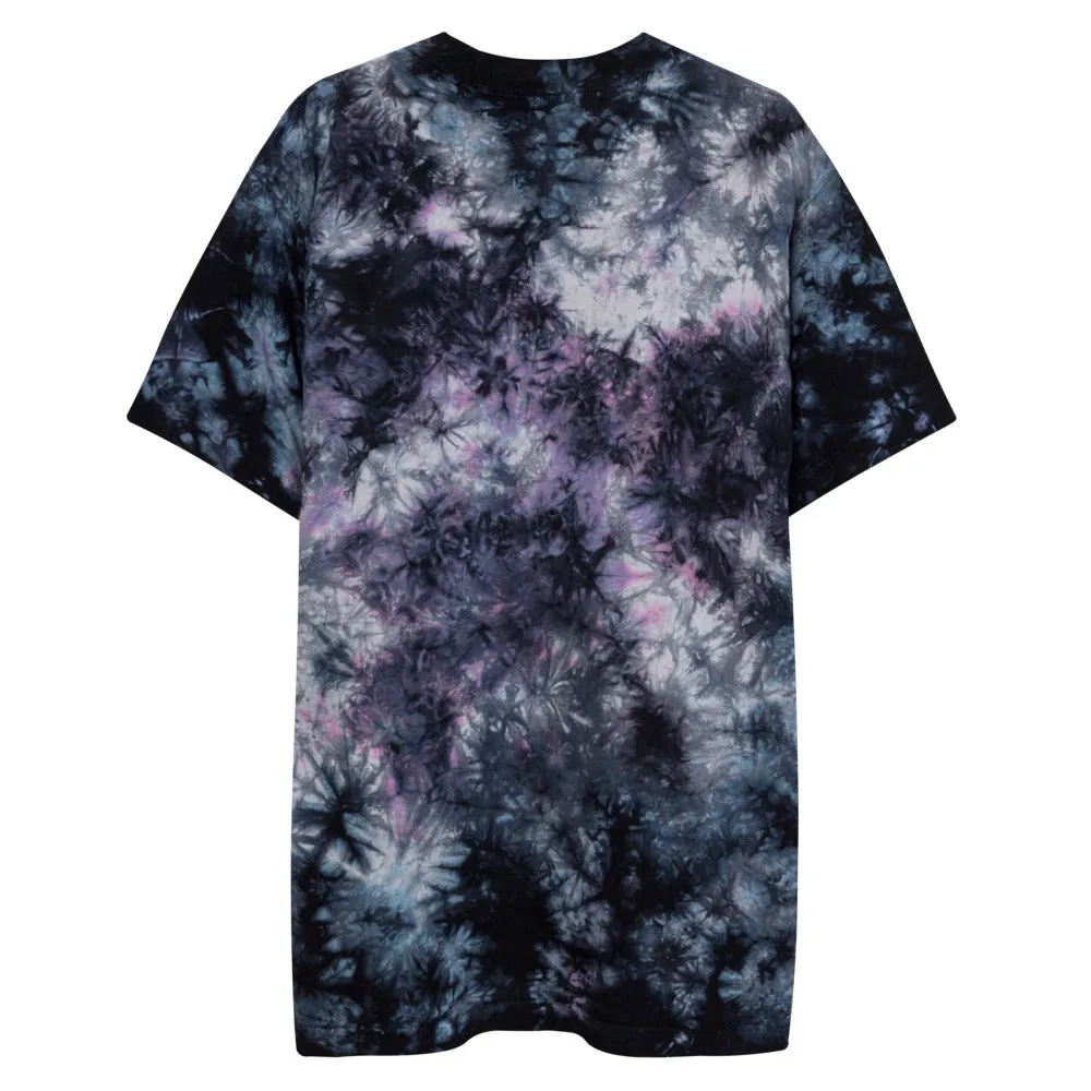 Low Key Oversized Tie Dye T-Shirt | Embroidered Design | Shop Now