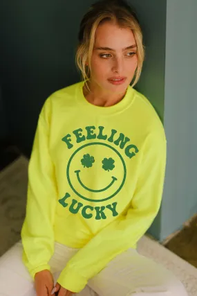 Lucky Neon Graphic Sweatshirt