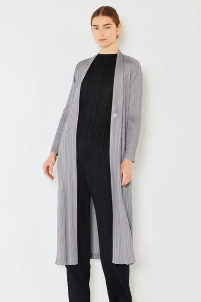 Marina West Swim Pleated Long Sleeve Cardigan - Result