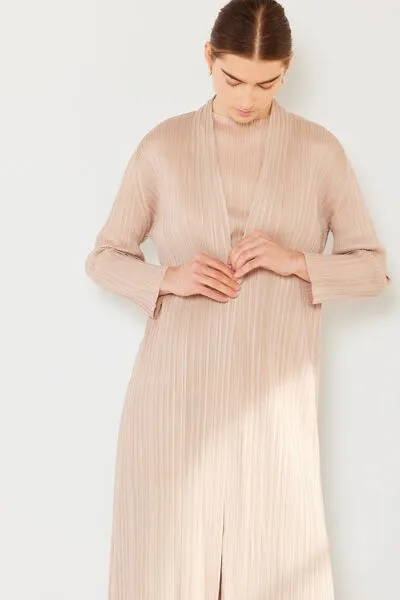 Marina West Swim Pleated Long Sleeve Cardigan - Result