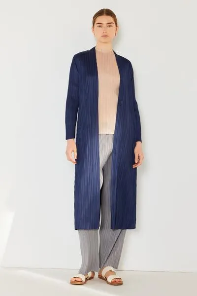 Marina West Swim Pleated Long Sleeve Cardigan - Result