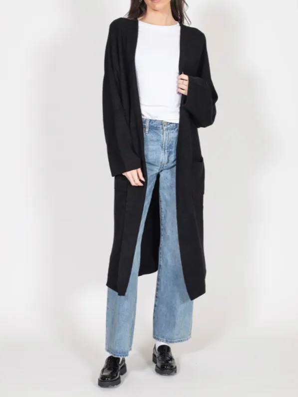 Matilda Ribbed Knit Maxi Cardigan by BRUNETTE THE LABEL