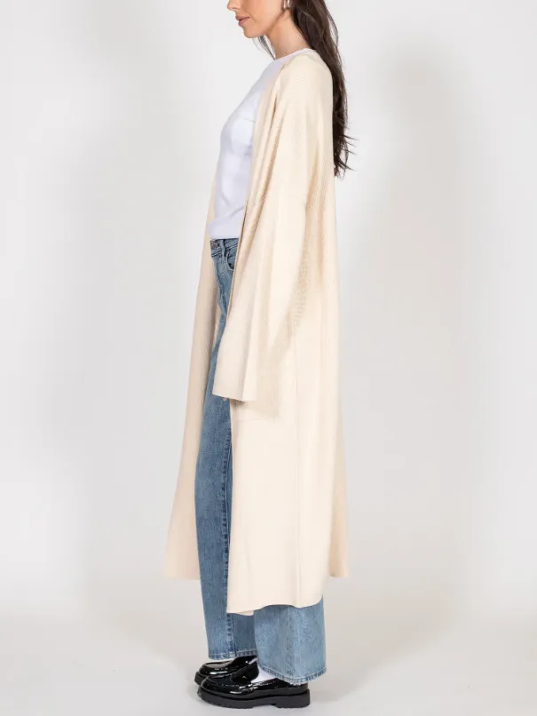 Matilda Ribbed Knit Maxi Cardigan by BRUNETTE THE LABEL