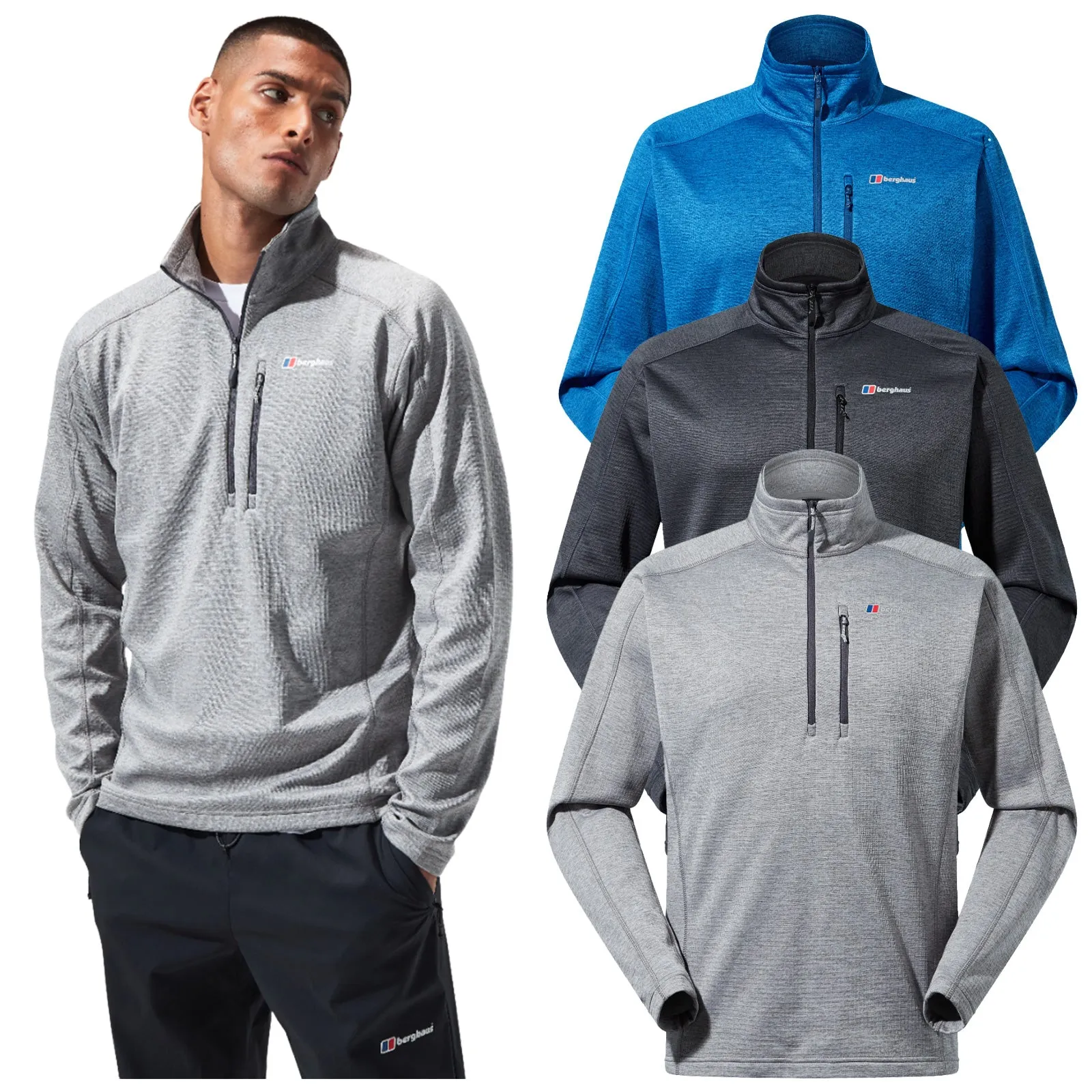 Men's Half Zip Fleece - Berghaus Urban Spitzer