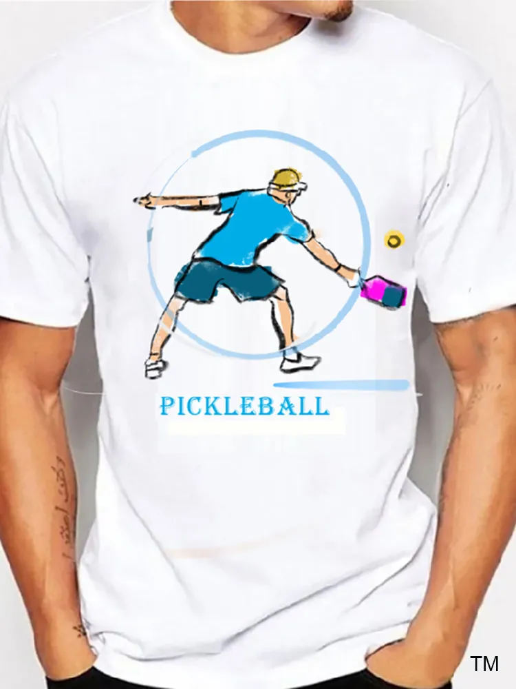 Mens Pickleball Shirts EU Size Quick Dry T Shirt  Men Women Print Original Design Gifts Tshirt